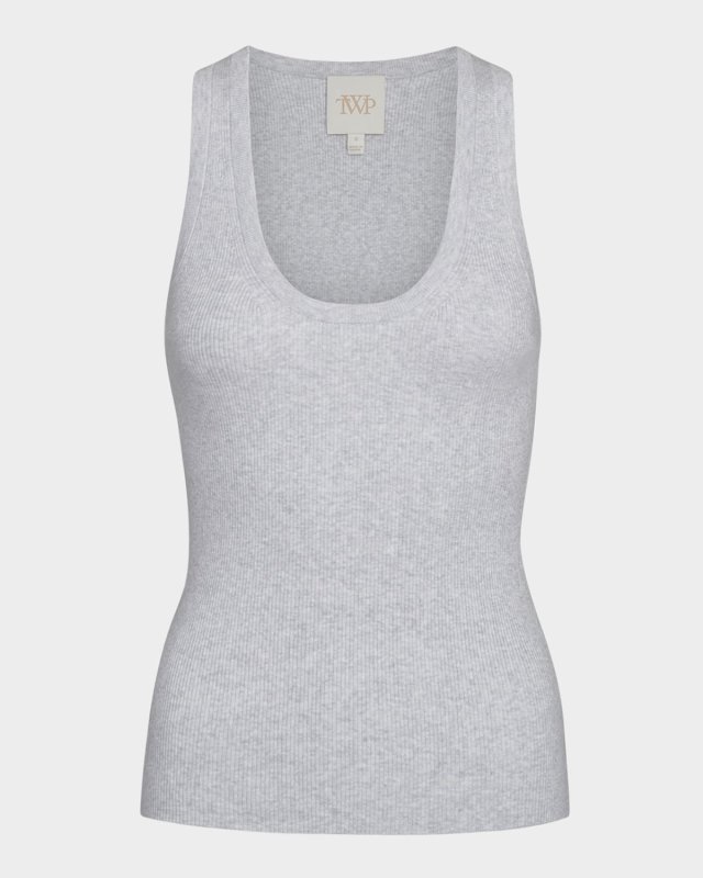 Ribbed Wool Tank Top